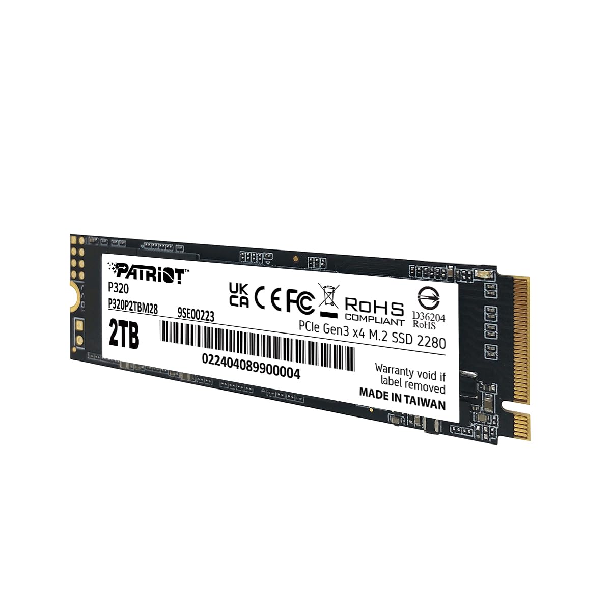 Amazon.com: Patriot Memory P320 2TB Internal SSD - NVMe PCIe